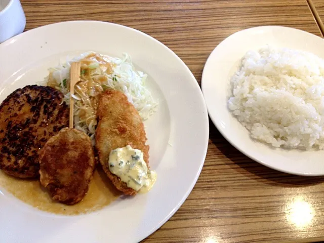 日替りハンバーグランチ|すかラインさん