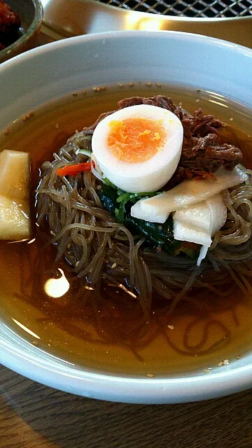 Snapdishの料理写真:そば粉の冷麺|らくだパイさん