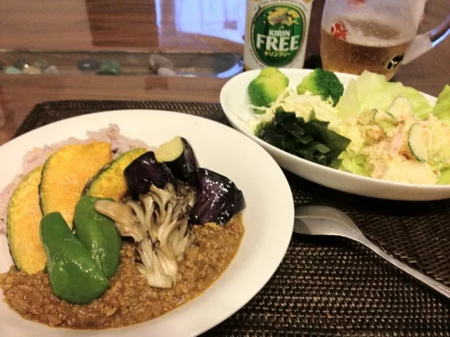 Snapdishの料理写真:キーマカレー|トラさん