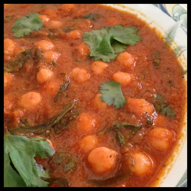 Snapdishの料理写真:chana masala|Shazmaさん