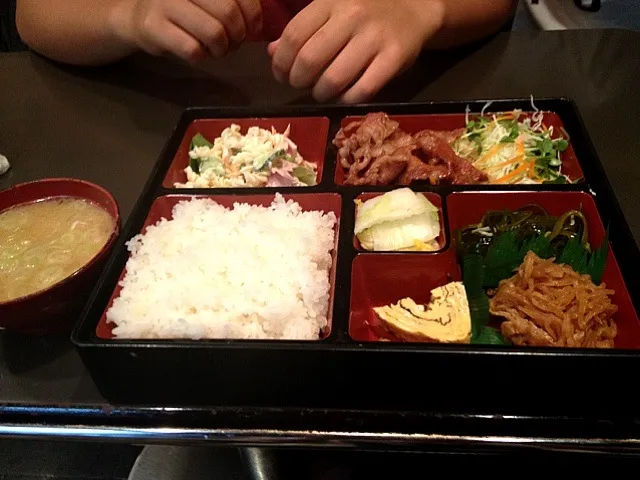 激ウマ！ポークジンジャー定食弁当♡|ゆりさん