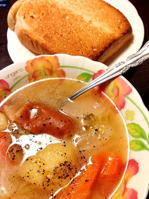 圧力でとろーりポトフと手作りミルク食パン|IGGYさん