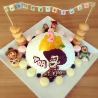 お誕生日ケーキ チーズケーキ|ムンムンさん