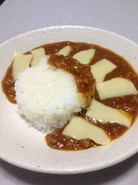 トマトキーマカレー チーズのせ|Akikoさん