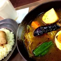 Snapdishの料理写真:チキンのスープカレー|まちょさん