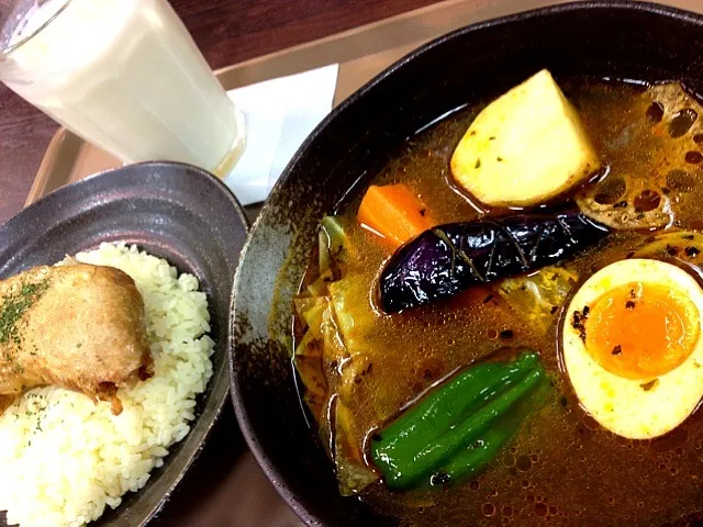 Snapdishの料理写真:チキンのスープカレー|まちょさん