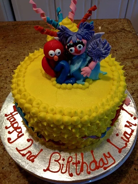 2nd birthday red velvet elmo and abby|lee ann erlbaumさん