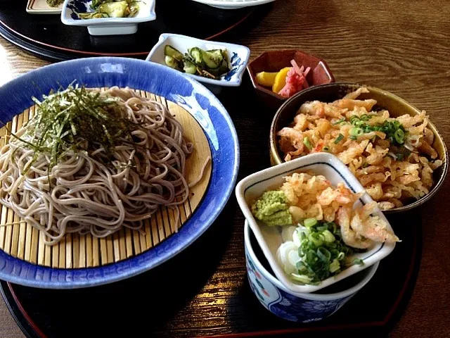 ざる麺セット サクラ丼|kurita820さん