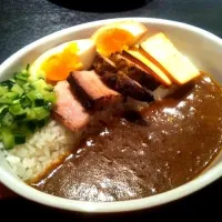 Snapdishの料理写真:燻製カレー全部のせ大盛り