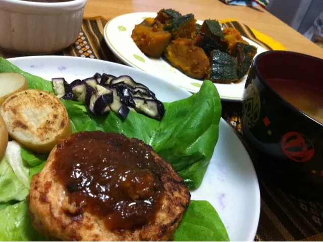 鶏豆腐バーグ|麻土香さん