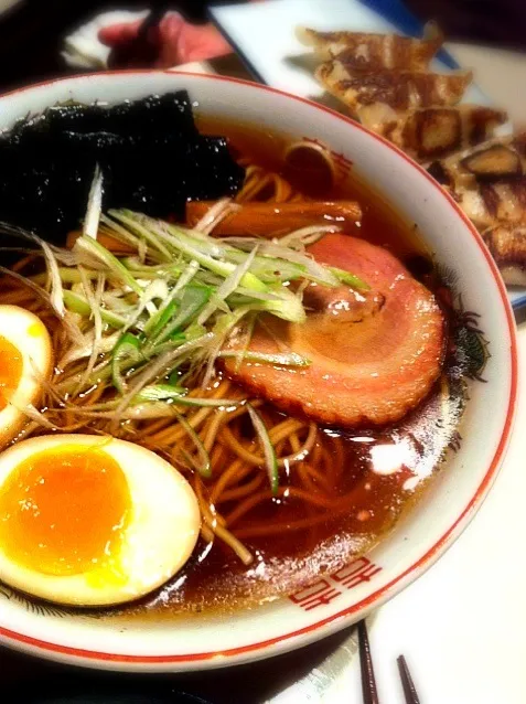 角煮の煮汁を使った醤油ラーメン|kazuyaさん