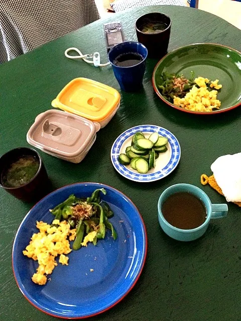 Snapdishの料理写真:静かな朝食|アイさん