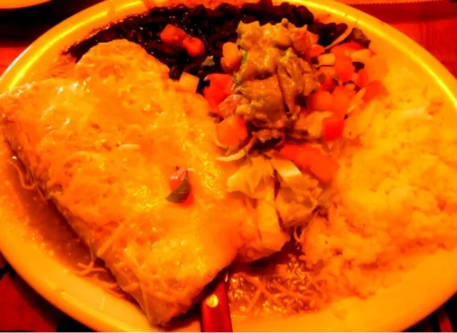 Snapdishの料理写真:#Vegetarian #Enchiladas and #Black #Beans with #Rice|sooprcoolchicaさん