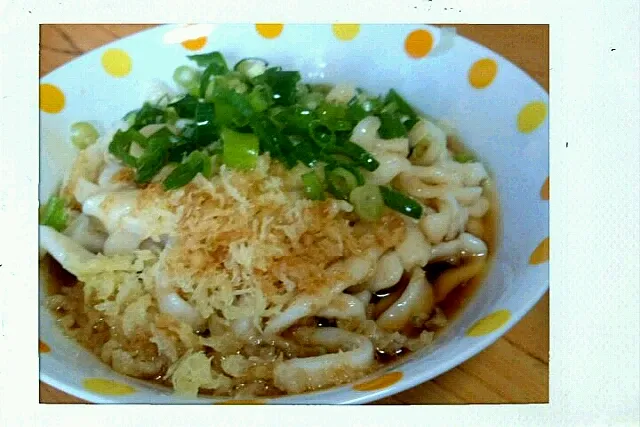 たぬきうどん(麺は手打ち)|たかちゃんさん