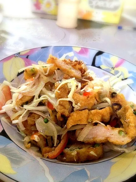 burmese fishcake salad|willzさん