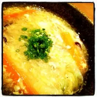 Snapdishの料理写真:Egg Soup with fresh tofu ..|Blue Lyonさん