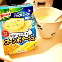 Snapdishの料理写真:カップスープcold コーンポタージュ|ぽっぽさん