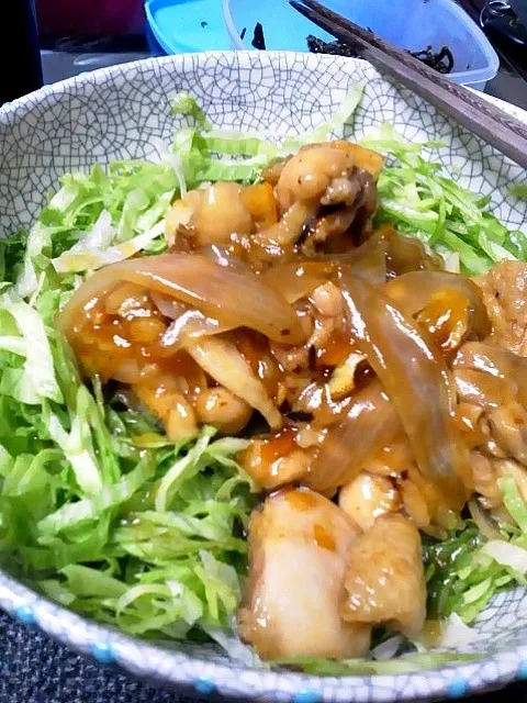 鶏丼？笑|なおみさん