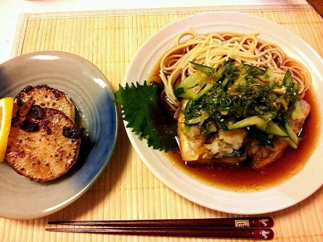 鯖の唐揚げ甘酢香味だれ&大根のステーキ|まびたんさん