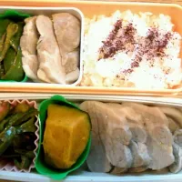 塩豚茹でただけ弁当|miyameguさん