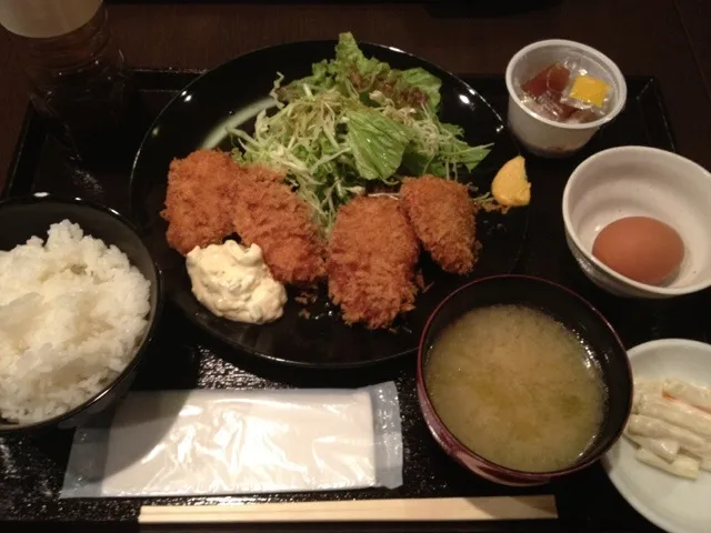 カジキフライ＆ヒレカツ定食|Ryo Nagumoさん