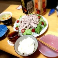 Snapdishの料理写真:冷しゃぶ|さわこさん