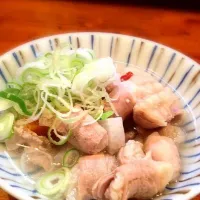 Snapdishの料理写真:牛ホルモンの塩煮込み|直樹さん