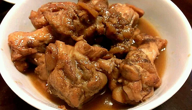 手羽元の煮物|まぐろさん