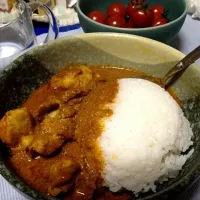 Snapdishの料理写真:チキンティッカ カレー。もうちょっとスパイシーでも良かったかな。|ひろぱげさん