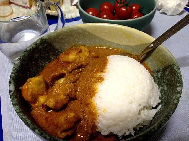 チキンティッカ カレー。もうちょっとスパイシーでも良かったかな。|ひろぱげさん