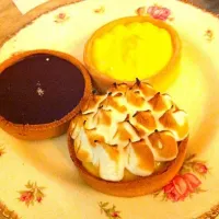 Snapdishの料理写真:Tarts(Chocolate Caramel, Passionfruit & Lemon)|Adalia Limさん