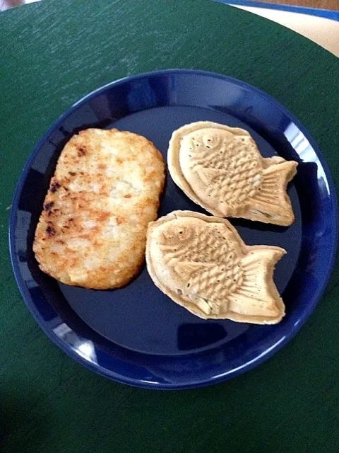 ミニ鯛焼き、ハッシュぽてと|アイさん