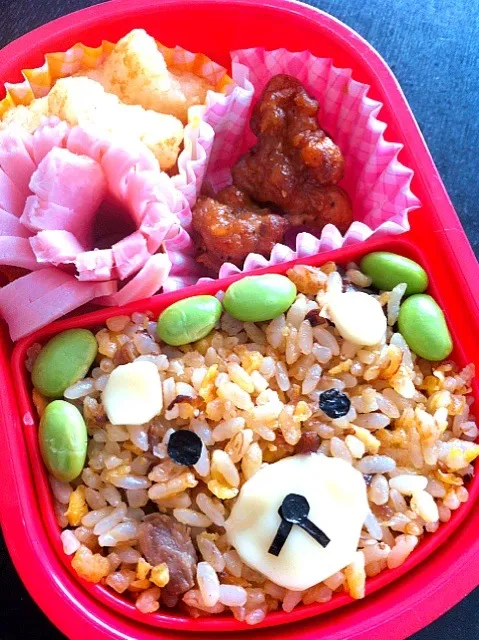 Snapdishの料理写真:パパ作☆リラックマお弁当|kmcさん