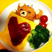 Snapdishの料理写真:リラックマオムライス