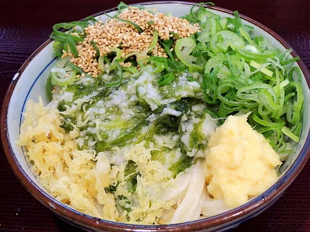 Snapdishの料理写真:あおさとろろうどん|マハロ菊池さん