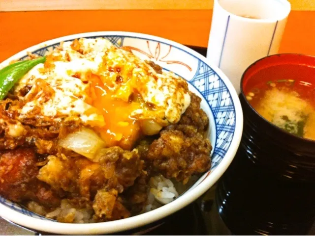 鶏親子天丼|塩豚骨さん