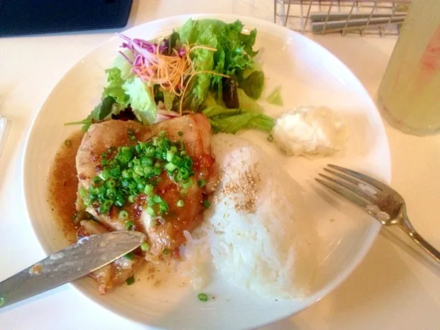 チキンソテープレート〜ねぎ塩たれ〜|らこったさん