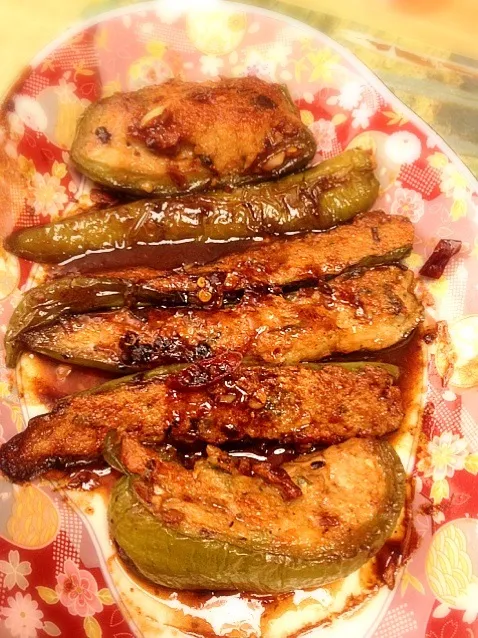 stuffed green pepper|potatomaryさん