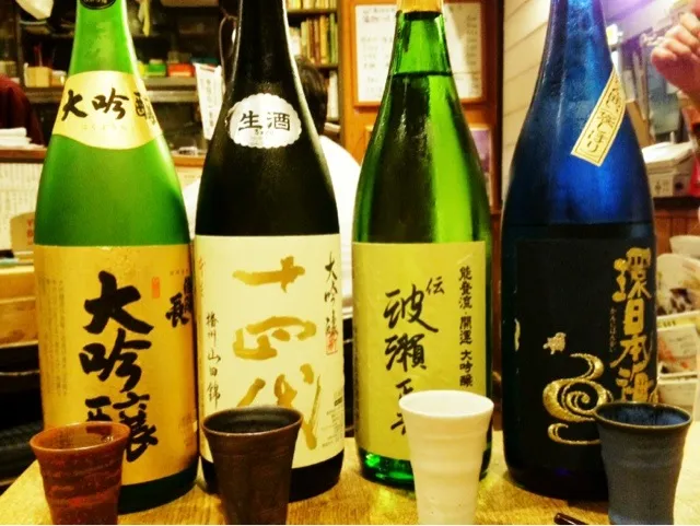 Snapdishの料理写真:デザート代わりの大吟醸飲み比べ (先日の)|Ken Kitamuraさん