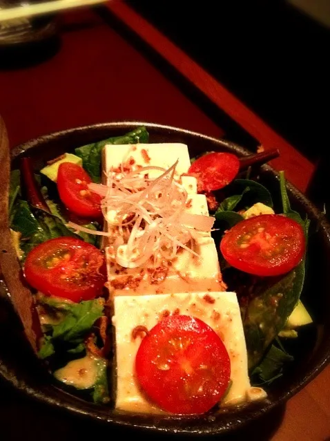 tofu sesame salad|willzさん