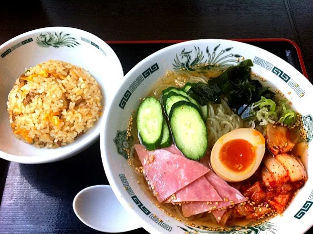 冷麺とミニチャーハンのセット|まどろみさん