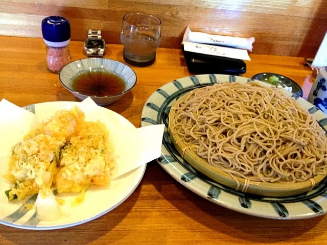 やじまのかき揚げ蕎麦|ゆんけるさん