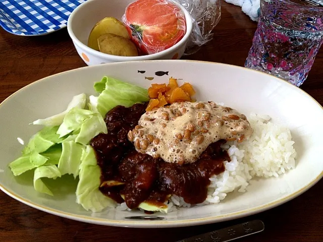 納豆キャベツカレー|ももさん