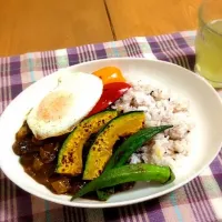 夏野菜カレー|おじぎさん