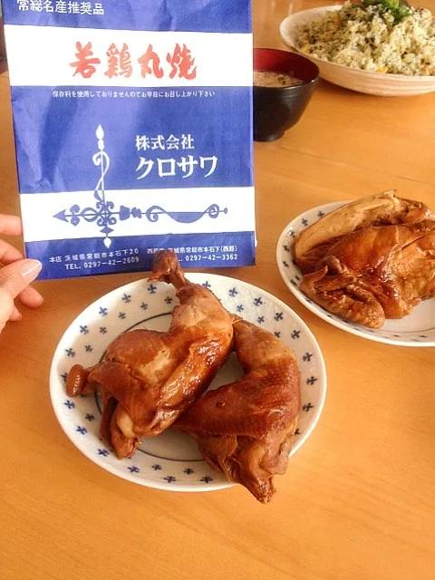 Snapdishの料理写真:若鶏丸焼き（手羽ともも ）|ekiantiさん