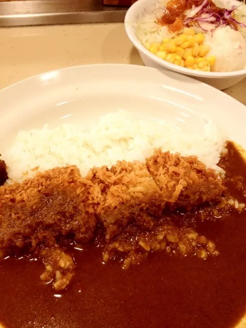 豚バラカツカレーとポテトサラダ|Takashi H.さん