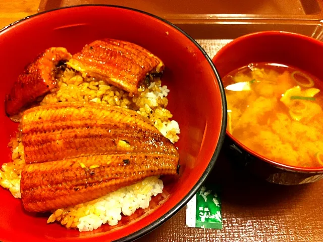 すき家の特うな丼&豚汁|よういちさん