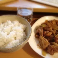 鶏肉と玉ねぎの甘辛炒め|憂夢さん