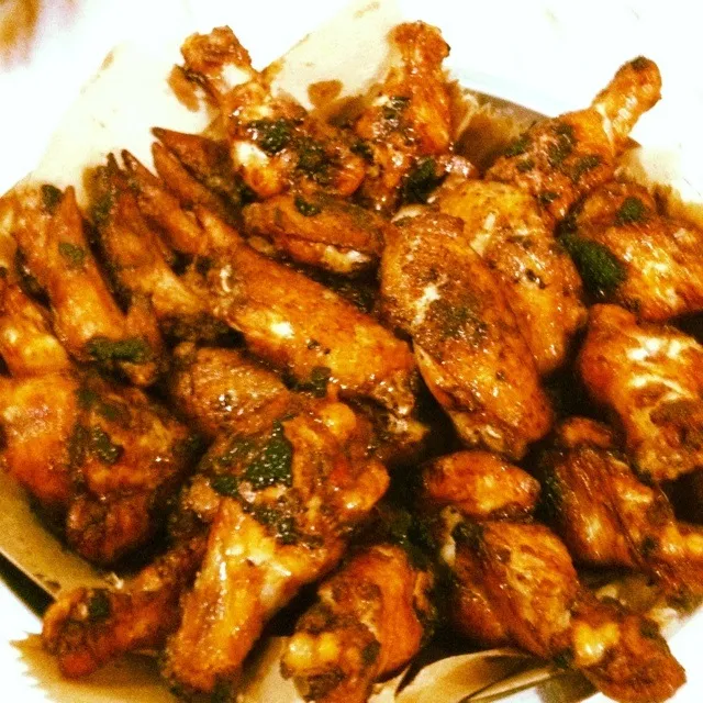 my fried bbq chicken wings|laumeikuanさん