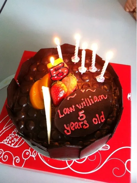 chocolate fudge b'day cake|laumeikuanさん